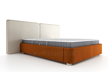 Двуспальная кровать LEVEL-06 Cognac