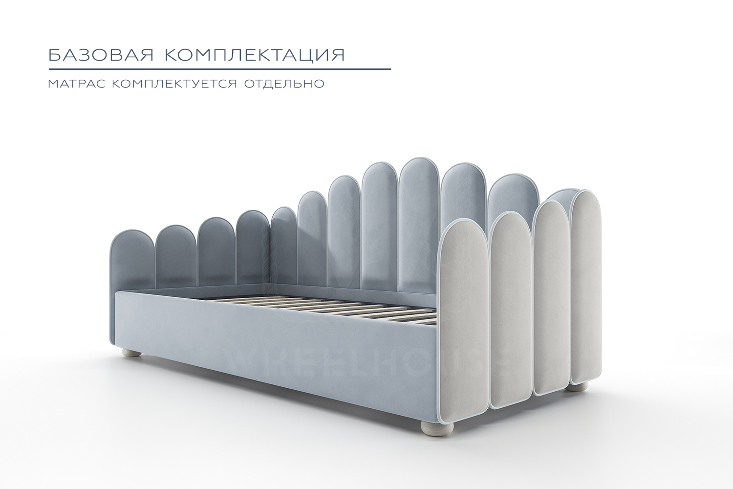 Детская / Подростковая / Взрослая односпальная кровать ARIA-07