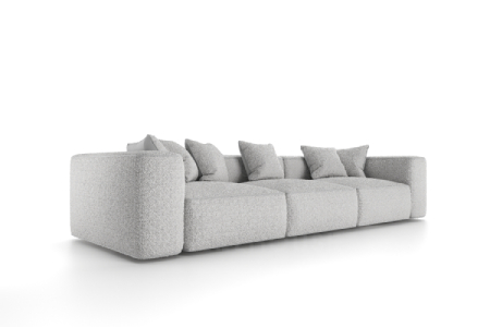 Диван ReQuadro-02 Silver