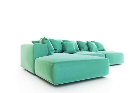 Диван ReQuadro-04 Микровелюр - Zenit 15