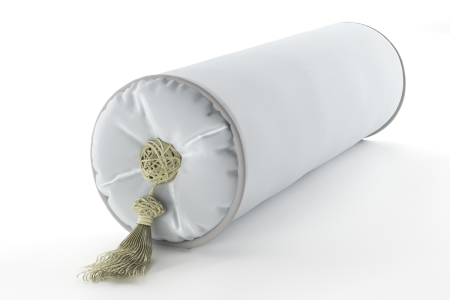 Подушка Elegante с кистью Snowy