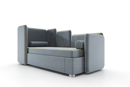 Детская / Подростковая / Взрослая односпальная кровать LEVEL-02 Avocado F