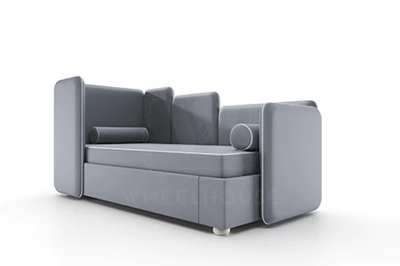 Детская / Подростковая / Взрослая односпальная кровать LEVEL-02 Delfino