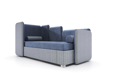 Детская / Подростковая / Взрослая односпальная кровать LEVEL-02 Estilo-01