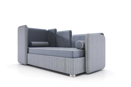 Детская / Подростковая / Взрослая односпальная кровать LEVEL-02 Estilo-02