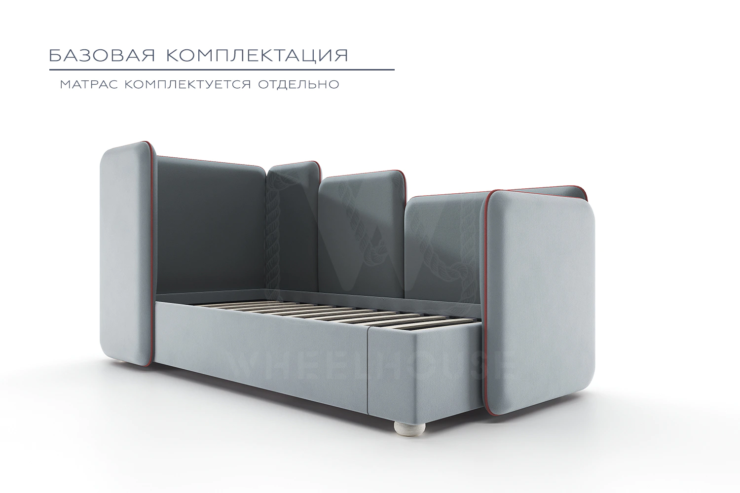 Детская / Подростковая / Взрослая односпальная кровать LEVEL-02