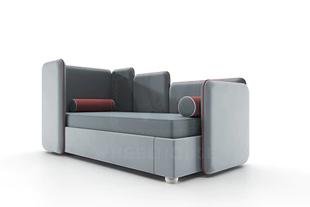 Детская / Подростковая / Взрослая односпальная кровать LEVEL-02 Forest-02