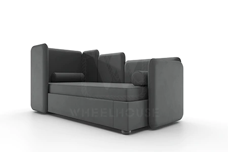 Детская / Подростковая / Взрослая односпальная кровать LEVEL-02 Grafito