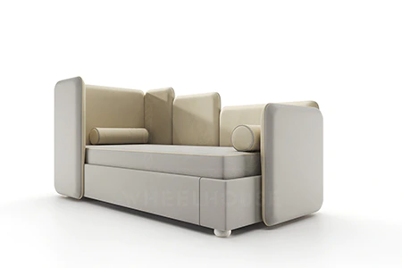 Детская / Подростковая / Взрослая односпальная кровать LEVEL-02 Perla