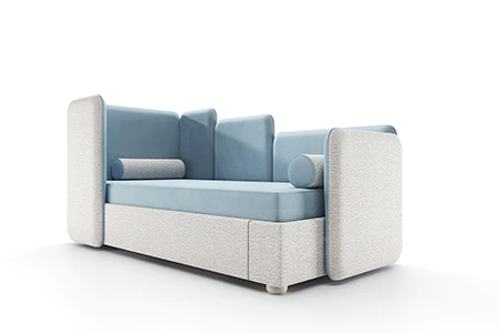 Детская / Подростковая / Взрослая односпальная кровать LEVEL-02 SPA