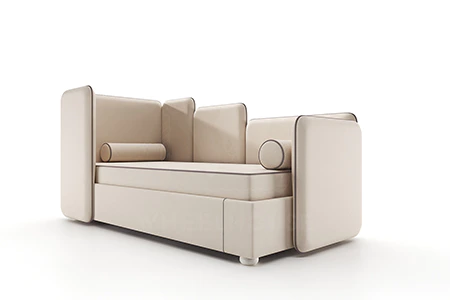 Детская / Подростковая / Взрослая односпальная кровать LEVEL-02 Sundae