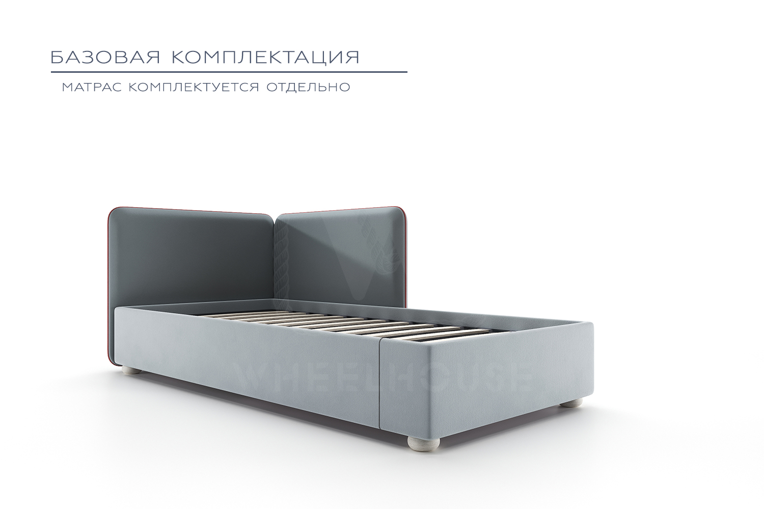 Детская / Подростковая / Взрослая односпальная кровать LEVEL-07