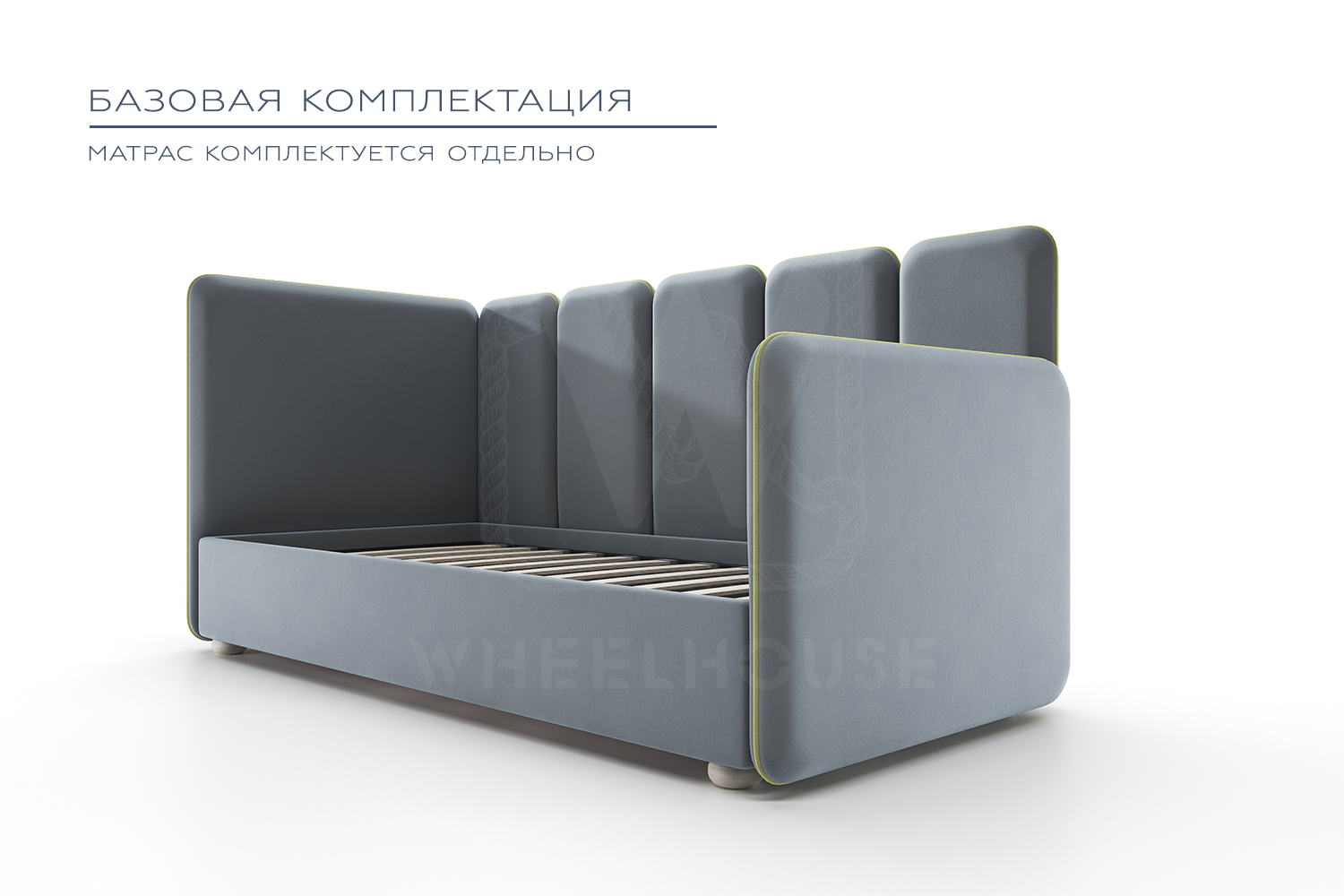 Детская / Подростковая / Взрослая односпальная кровать LEVEL-08