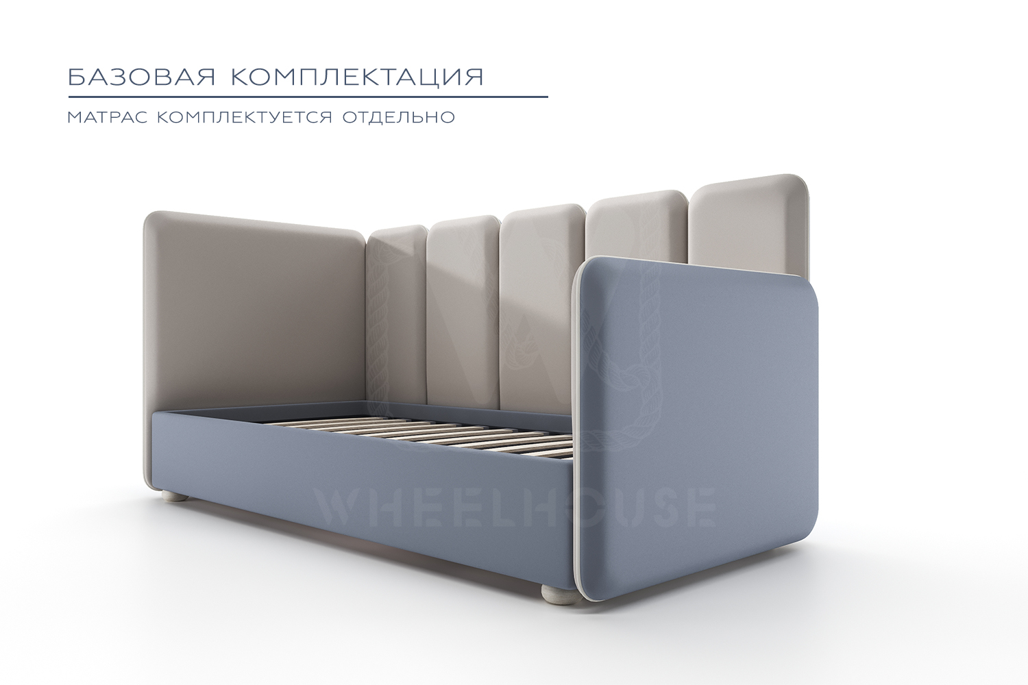 Детская / Подростковая / Взрослая односпальная кровать LEVEL-08