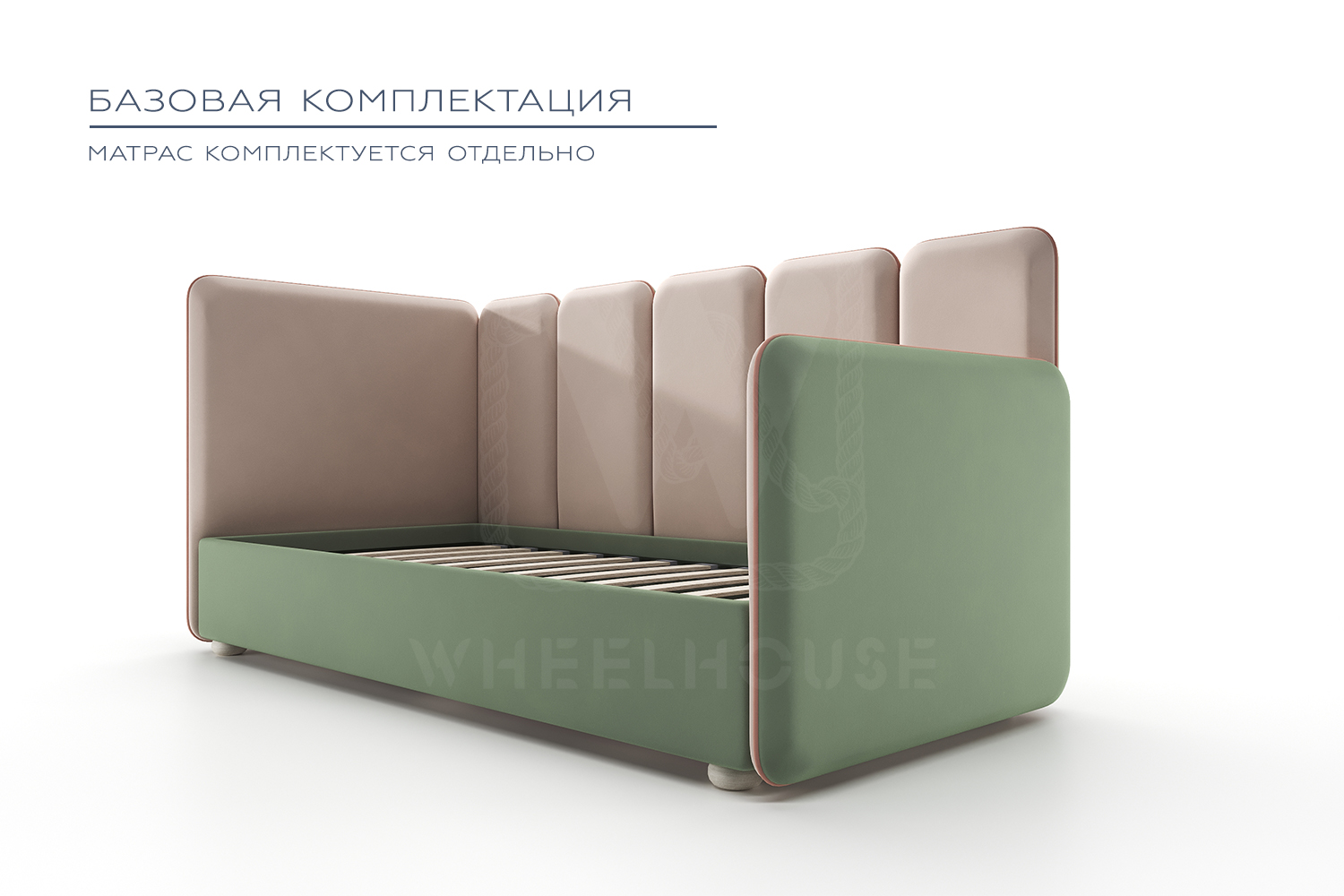 Детская / Подростковая / Взрослая односпальная кровать LEVEL-08
