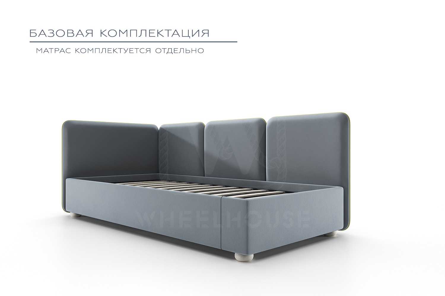 Детская / Подростковая / Взрослая односпальная кровать LEVEL-12
