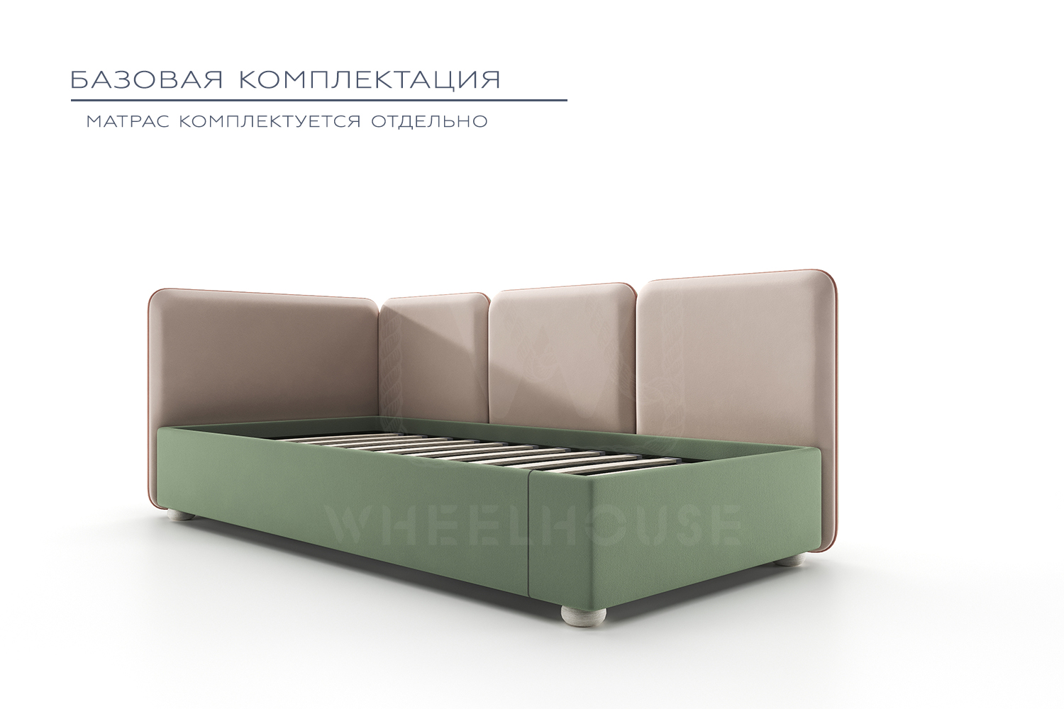 Детская / Подростковая / Взрослая односпальная кровать LEVEL-12